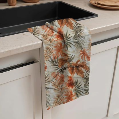 Microfiber Towel Quick Drying Kitchen Tea Towels Cloths 18“x30” inches Hand Dish Cloth (Sunset Tropics)